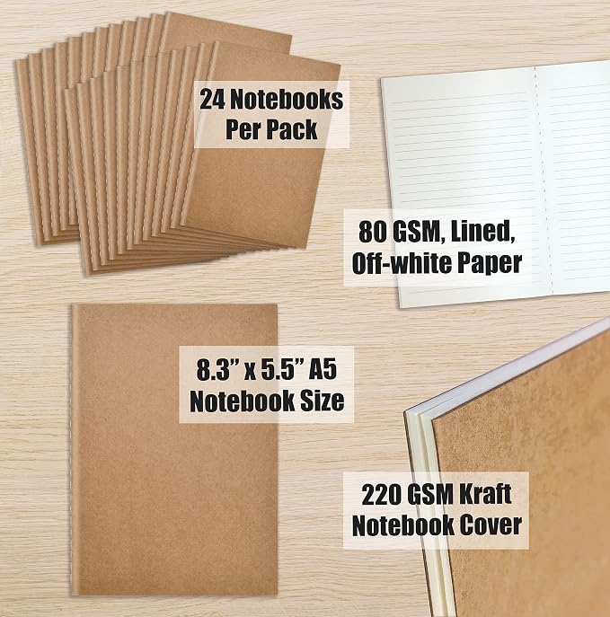 Better Office Products Kraft Notebooks - Image 6