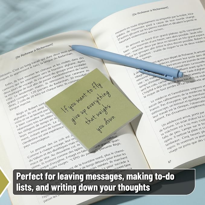 Mr. Pen- Sticky Notes, 12 Pads, 600 Sheets, Dark and Earthy Colors | Sticky - Image 4