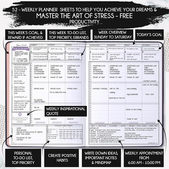 Law of Attraction Planner 2026 Deluxe - Image 4