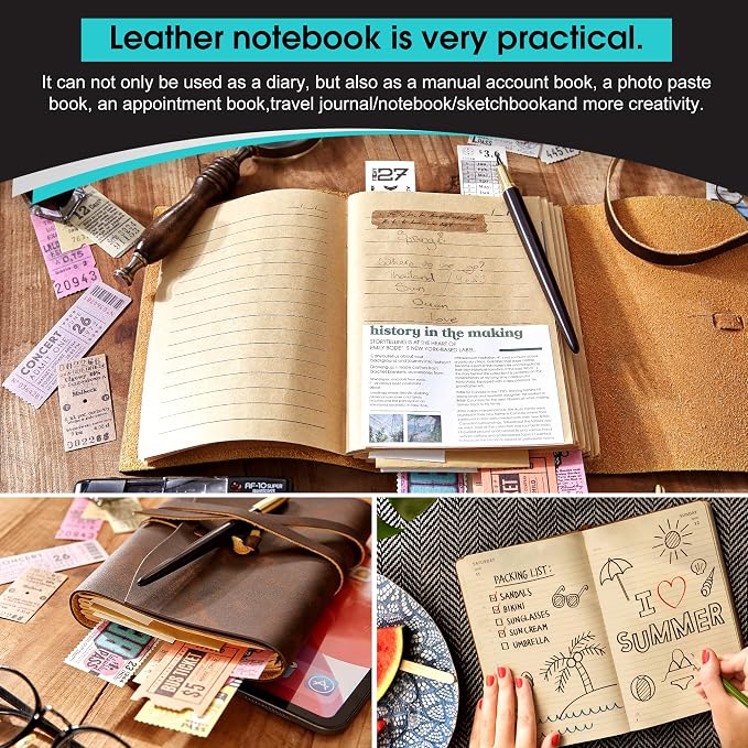 RILIHO Leather Journal Notebook - Image 5