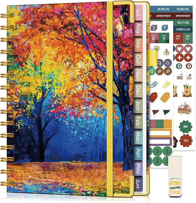 Academic Planner 2026-2027, Hardcover Weekly and Monthly Calendar Planner from by Unknown