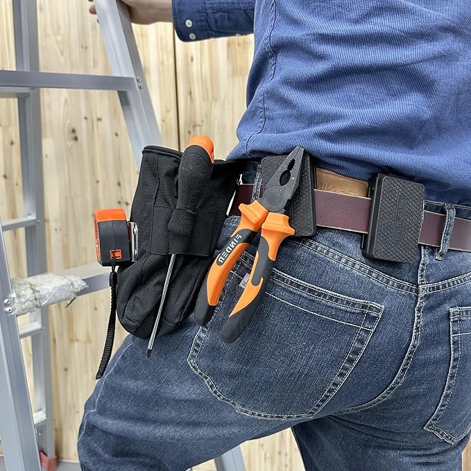 MUTUACTOR 1PCS Magnetic Tool Belt Clip, Anti-Slip Heavy-Duty Magnetic Mount - Image 3