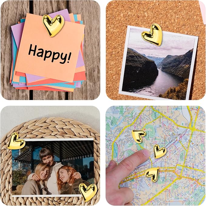 Decorative Cute Push Pins for Bulletin Board, Thumb Tacks, Cork Board Desk Wall - Image 7
