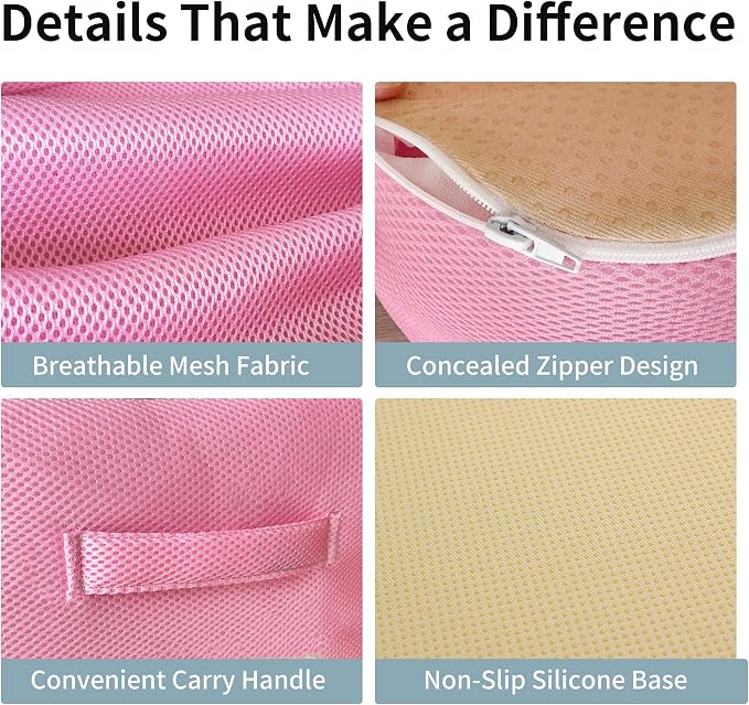 6" Extra Thick Memory Foam Office Chair Cushion – 2-Layer Booster Seat - Image 4