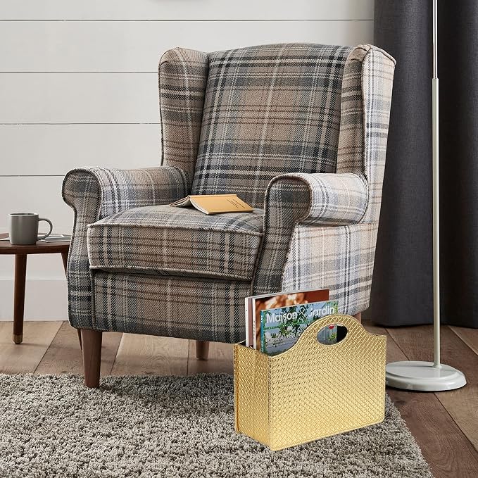 HofferRuffer Magazine Basket Holder, Foldable Magazine Rack, Document File - Image 3