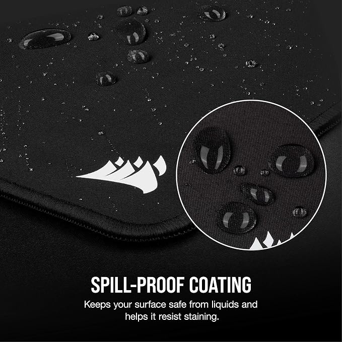 Corsair MM350 PRO Extended XL Premium Spill-Proof Cloth Gaming Mouse Pad – - Image 3