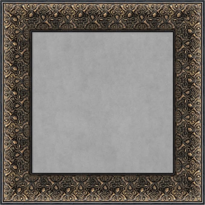 Amanti Art Black Framed Magnetic Board 17x17 X-Small Vision Board by AmantiArt