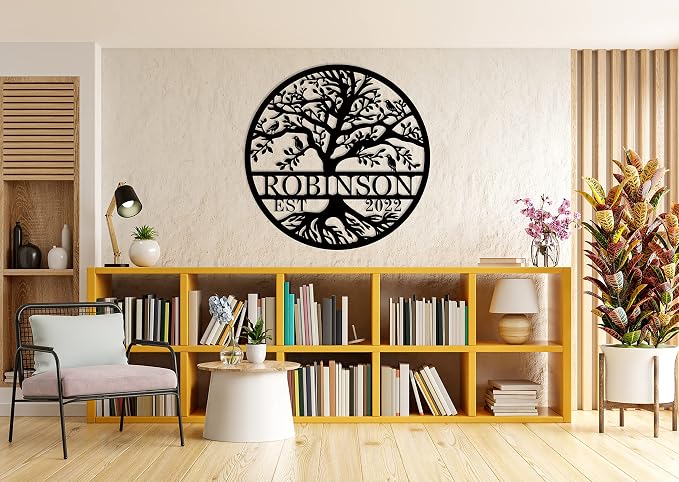 Wedding Gifts for Couples 2025 Last Name Signs for Home Personalized - Image 3