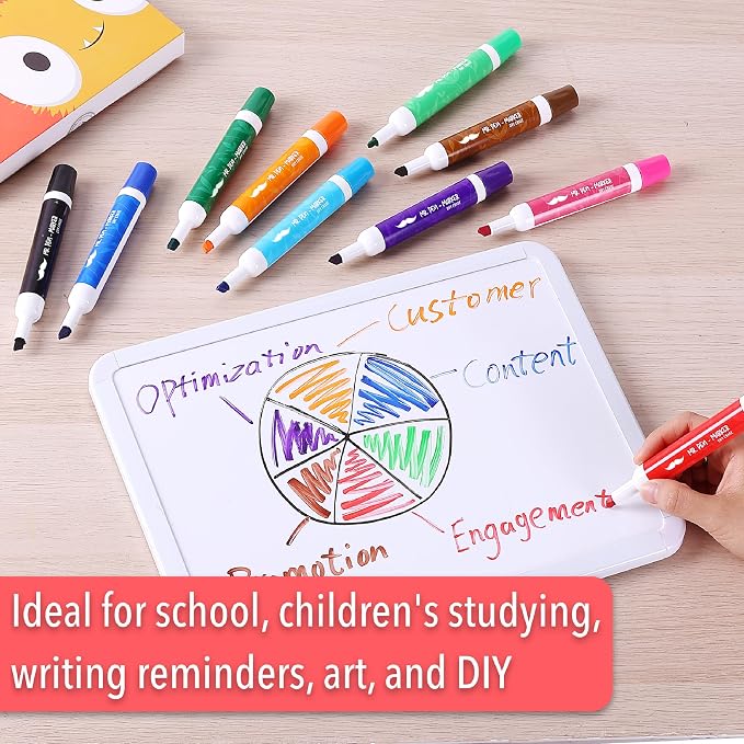 Mr. Pen- Dry Erase Markers, 10 Pack, Low Odor Ink | Chisel Tip, Back to School - Image 6