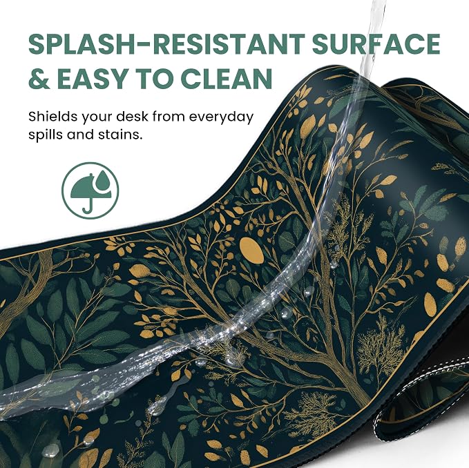 Aesthetic Desk Mat, Cute Hidden Bloom Desk Pad Protector - Image 5