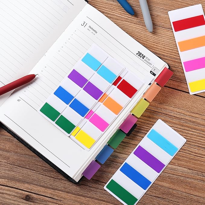 Mr. Pen- Sticky Index Tabs, 360 Pcs, Colorful Sticky Tabs for Notebooks, Page Markers, Page Tabs for Binders, Page Tabs Sticky Tabs for Books, Notebook Tabs, Book Sticky Tabs for Notebooks-DeskLoop Office