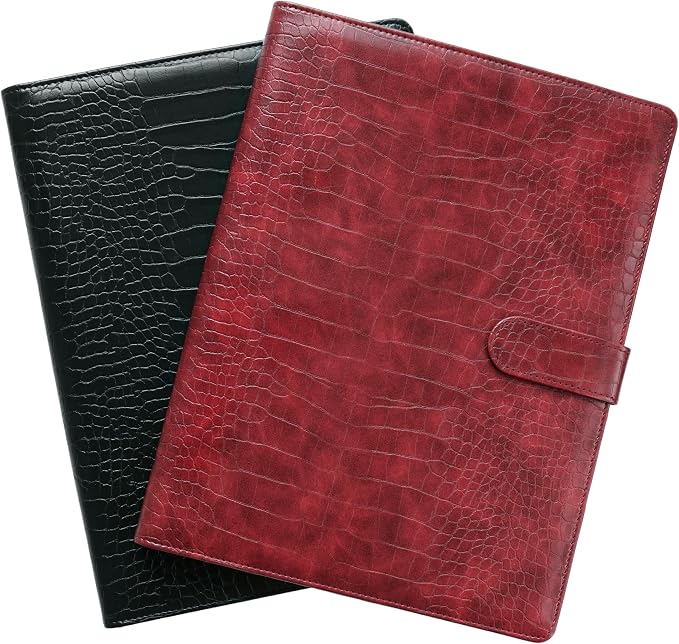 Clipboard Folder Padfolio, Mymazn Writing Portfolio Faux Leather Clipboards - Image 7