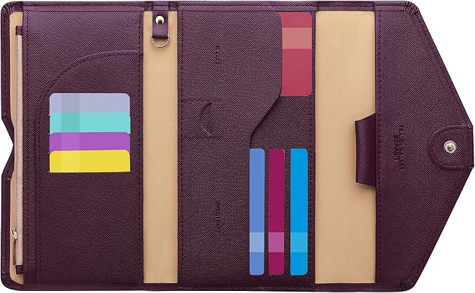 ZOPPEN Mulit-purpose Rfid Blocking Passport Holder Travel Wallet Passport and by Zoppen