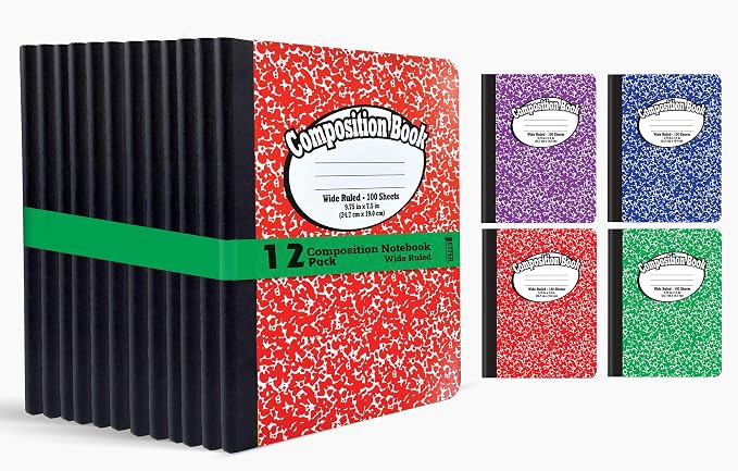 Better Office Products Composition Book Notebook by BetterOfficeProducts