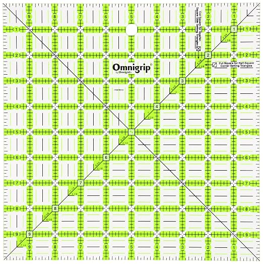 Omnigrid Omnigrip 10in Square Ruler by Omnigrid