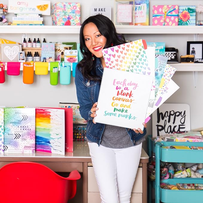 Avery + Amy Tangerine Designer Collection Big Tab Dividers, Rainbow Vibes - Image 6