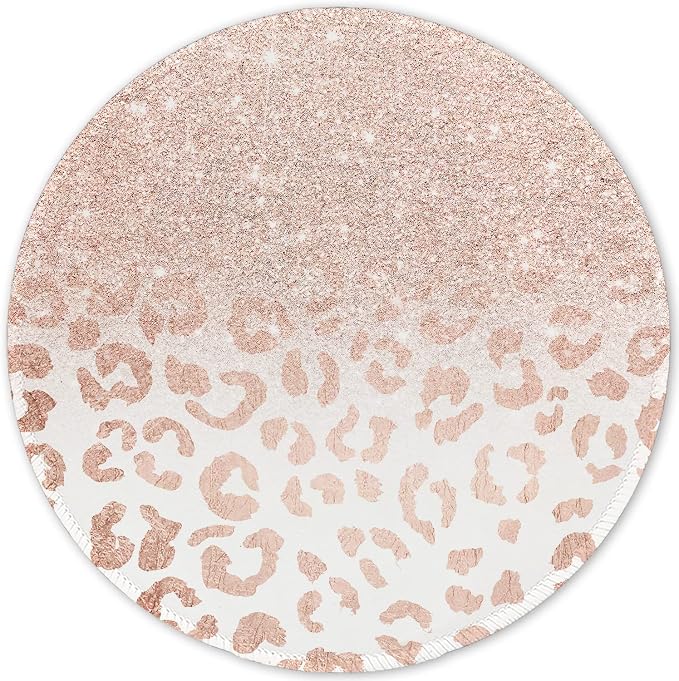 ITNRSIIET Round Mouse Pad with Stitched Edge Premium-Textured Waterproof by +ITNRSIIET