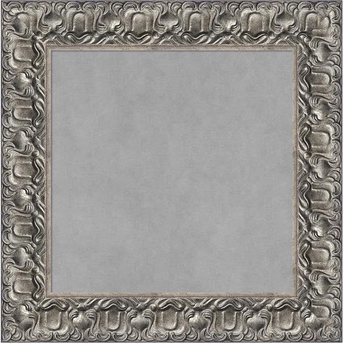 Amanti Art Silver Framed Magnetic Board 22x22 Small Vision Board by AmantiArt