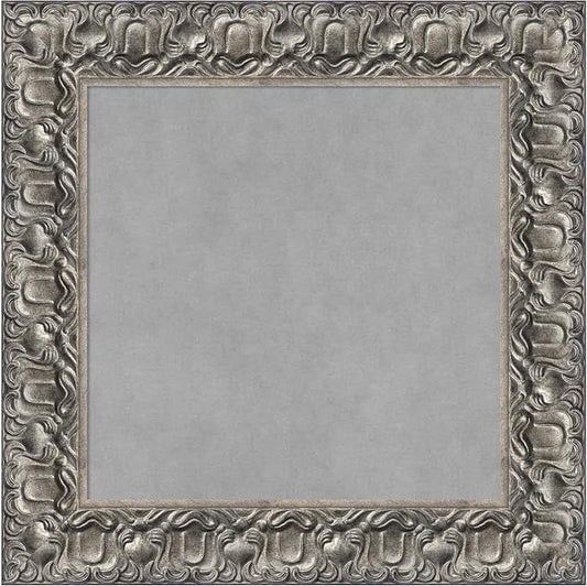 Amanti Art Silver Framed Magnetic Board 22x22 Small Vision Board by AmantiArt