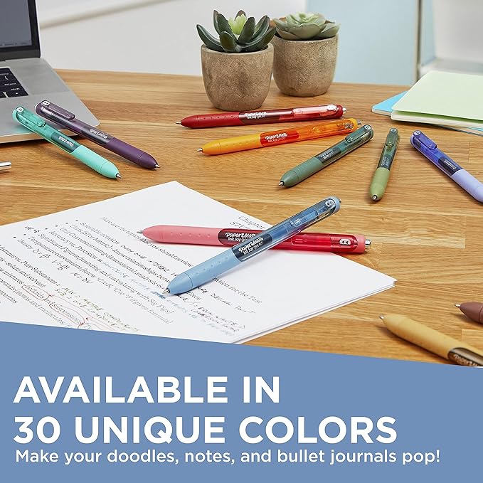 Paper Mate InkJoy Gel Pens, Medium Point, Pure Blue - Image 4