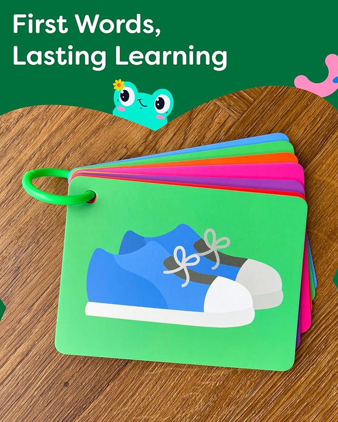 100 First Words Flash Cards – High Contrast Picture Flashcards – Educational - Image 7