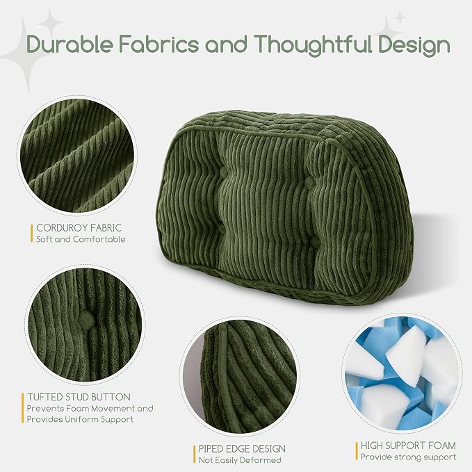 HIGOGOGO Lumbar Support Pillow for Recliner Chair/Accent Chair/Couch/Office - Image 4