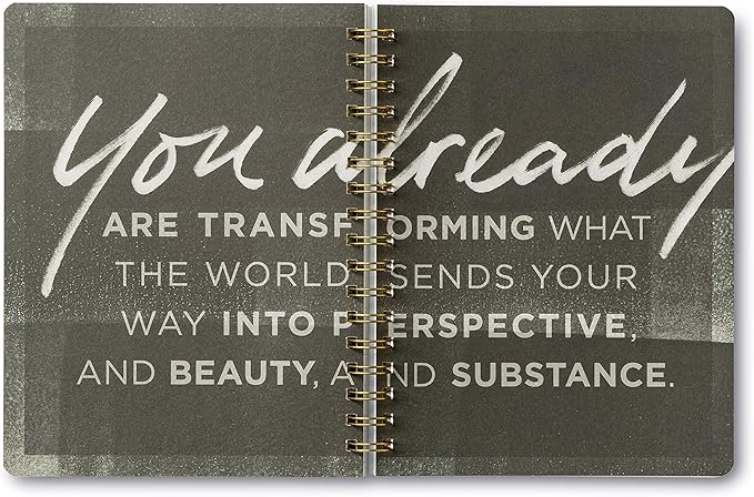 Compendium Spiral Notebook - You are here to do incredible things… — A Designer Spiral Notebook with 192 Lined Pages, College Ruled, 7.0”W x 9.25”H-DeskLoop Office