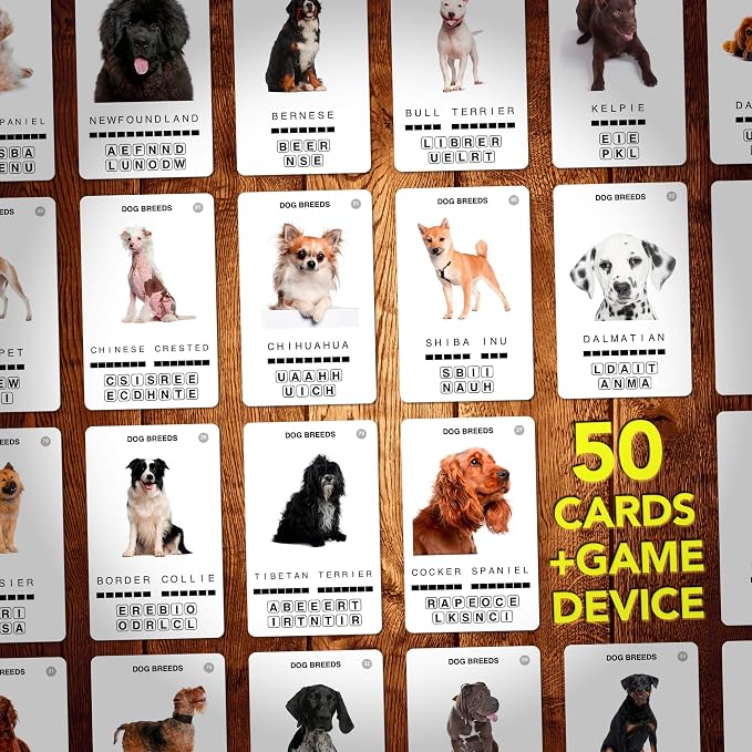 100 PICS Dogs Travel Game | Learn 100 Dog Breeds Flash Cards - Image 5
