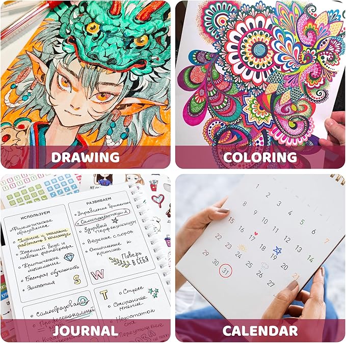 200 Colors Gel Pen Refills, Glitter Neon Gel Ink Pens Refills,Replace Cartridges for Gel Pens Set,9 Color Type for Kids Adult Coloring Books Drawing Doodling Crafts Scrapbooking Journaling,No Repeats-DeskLoop Office