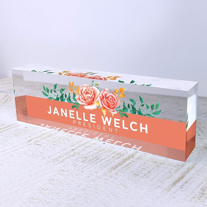 Artblox Office Desk Name Plate Personalized | Custom Name Plates by Artblox