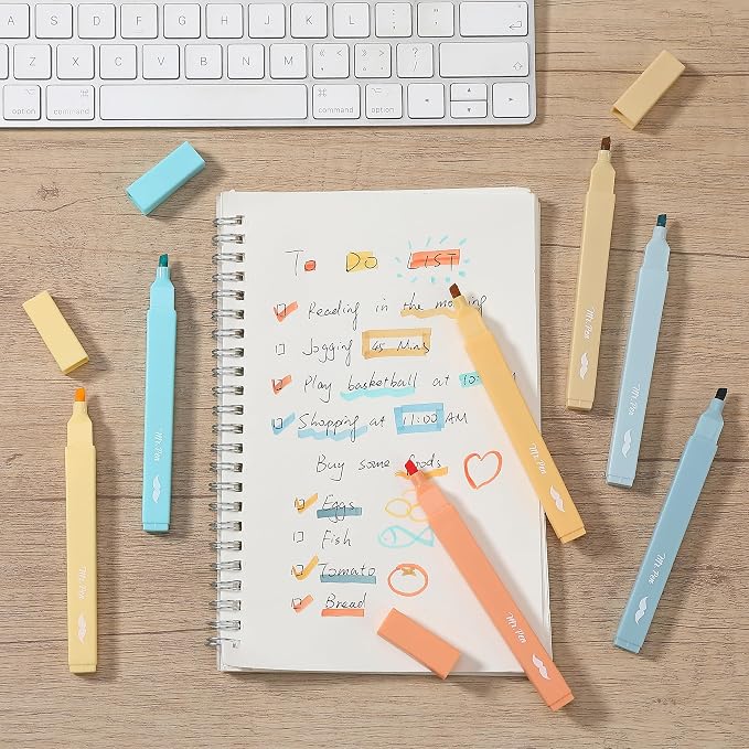 Mr. Pen- Aesthetic Highlighters No Bleed, 8 Pack, Cute Highlighters Assorted - Image 7