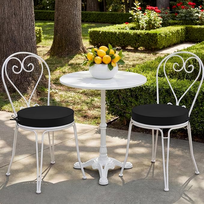 Summsun Outdoor Bistro Chair Cushions Set of 2 - Image 2
