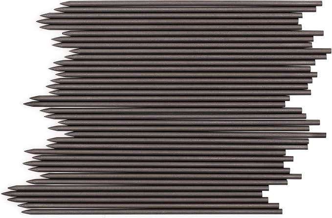 June Gold 108 Pieces, 2.0 mm 2B Lead Refills, 90 mm Length, Extra Bold Thickness - Image 2