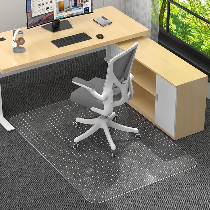 Office Chair Mat for Low Pile Carpet by MZLCDW