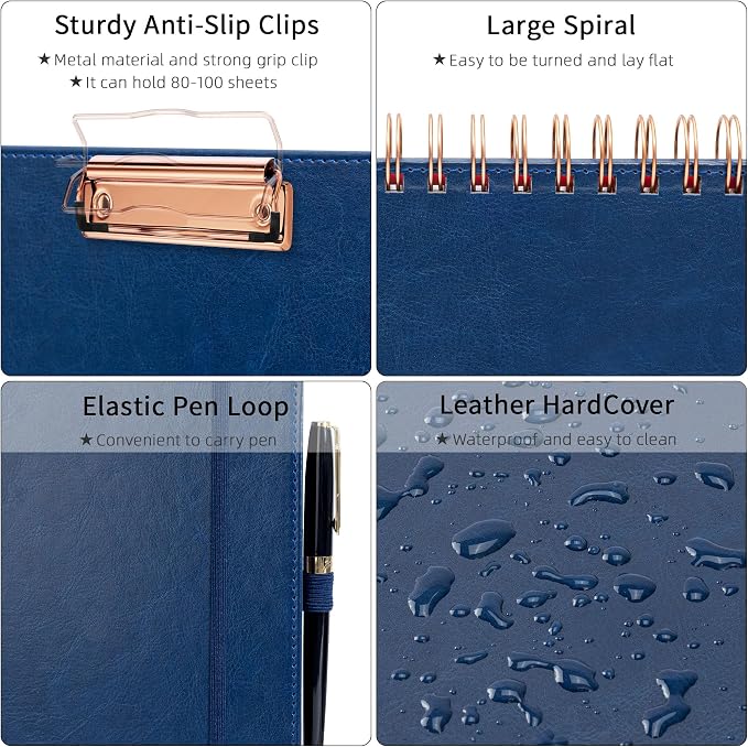 Ospelelf Leather Clipboard Folio - Image 4