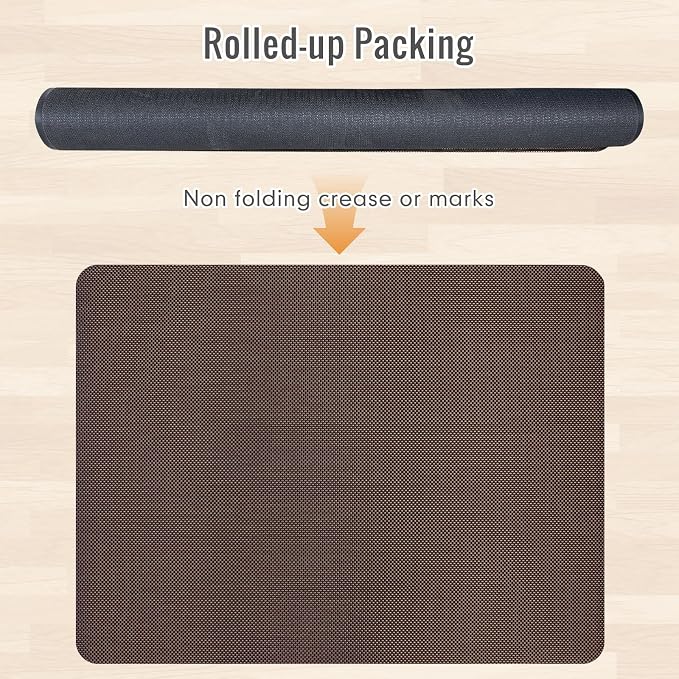 Office Chair Mat for Hard Floors, Heavy Duty Floor Protector Rolling Chairs for - Image 6