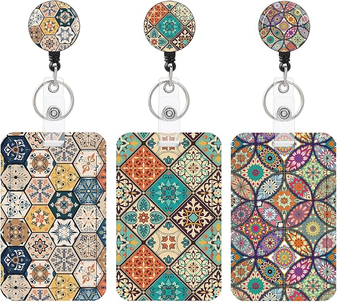 3 Set Heavy Duty Badge Holder - Image 2
