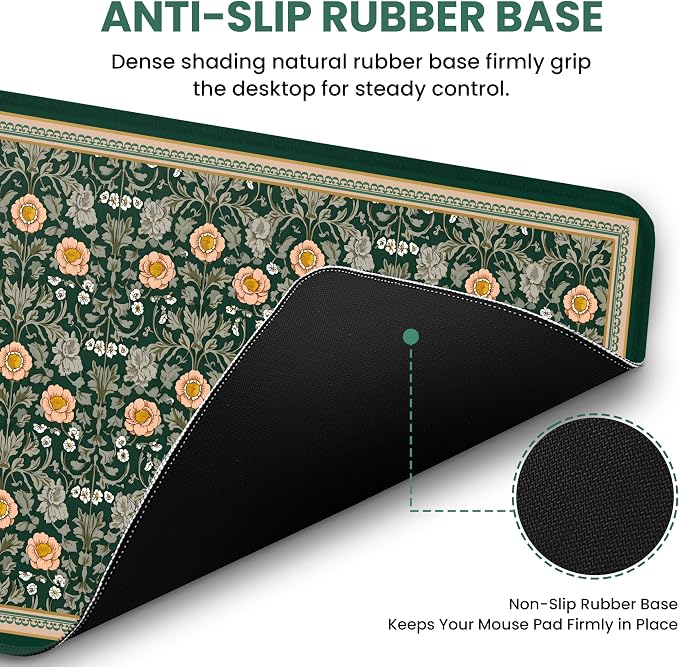 Large Mouse Pad for Desktop, Cute Desk Mat Pad Protector for Work & Gaming - Image 3