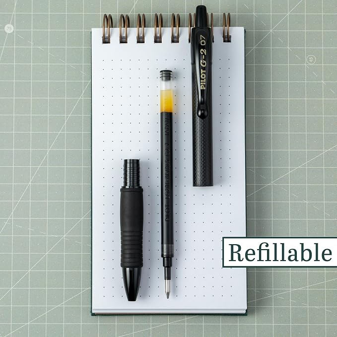 Pilot, G2 Edge Premium Gel Roller Pens, Fine Point 0.7 mm, Gel Pens Black Ink - Image 2