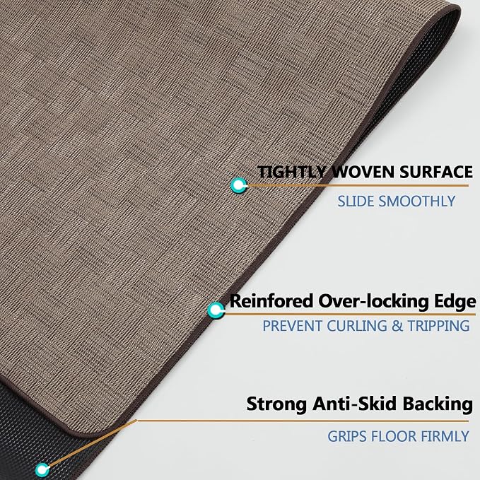 Chair Mat for Hardwood & Tile Floor, Anti Slip, Floor Protector for Home Office - Image 3