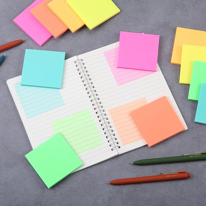 Mr. Pen- Transparent Glitter Sticky Notes, 12 Pads, 600 Sheets | Glitter - Image 8
