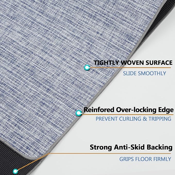 Chair Mat for Hardwood & Tile Floor, Anti Slip, Floor Protector for Home Office - Image 3
