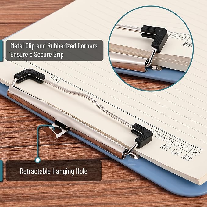 Mr. Pen- Plastic Clipboard, 12.5" x 9", 2 Pack - Image 3
