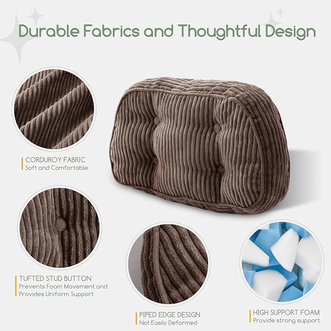 HIGOGOGO Lumbar Support Pillow for Recliner Chair/Accent Chair/Couch/Office - Image 4