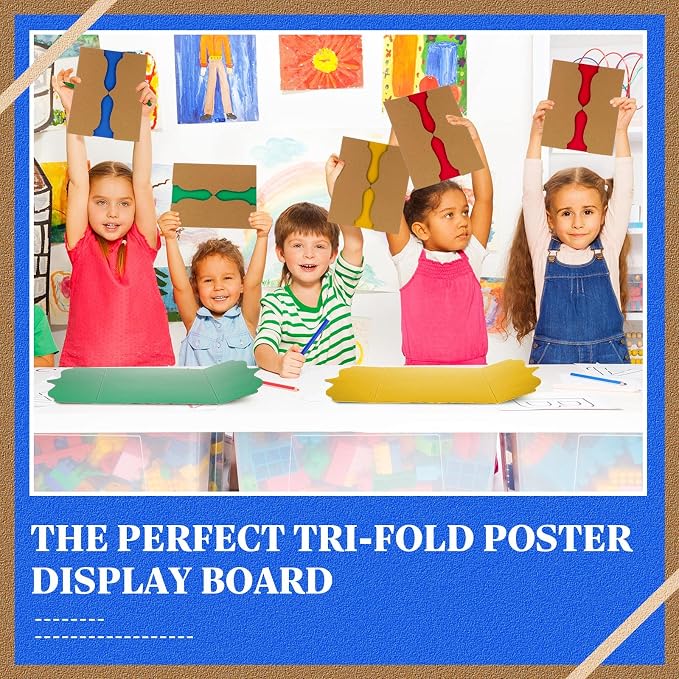 Censen 30 Pcs Trifold Display Board Poster Tri Fold Presentation Board - Image 4