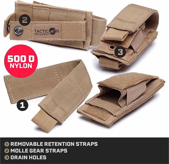 Tacticon P1 P2 P3 BattlePouch | Universal Pistol Mag Pouch | Combat Veteran - Image 5
