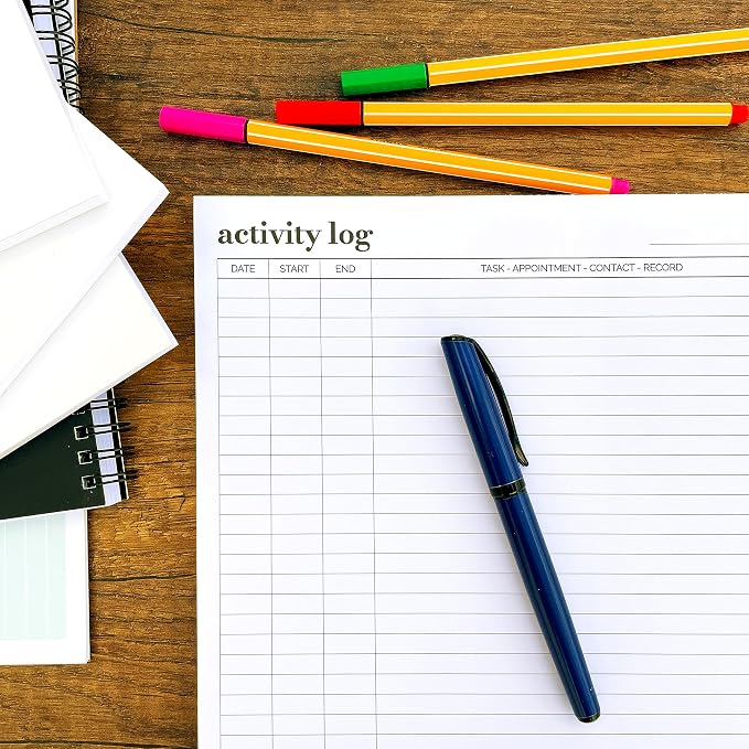Activity Log Notepad 11x8, 5 - Image 2