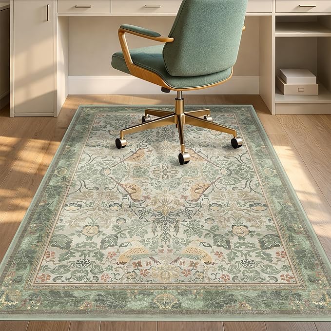 Vintage Farmhouse Office Chair Mat by JTJ