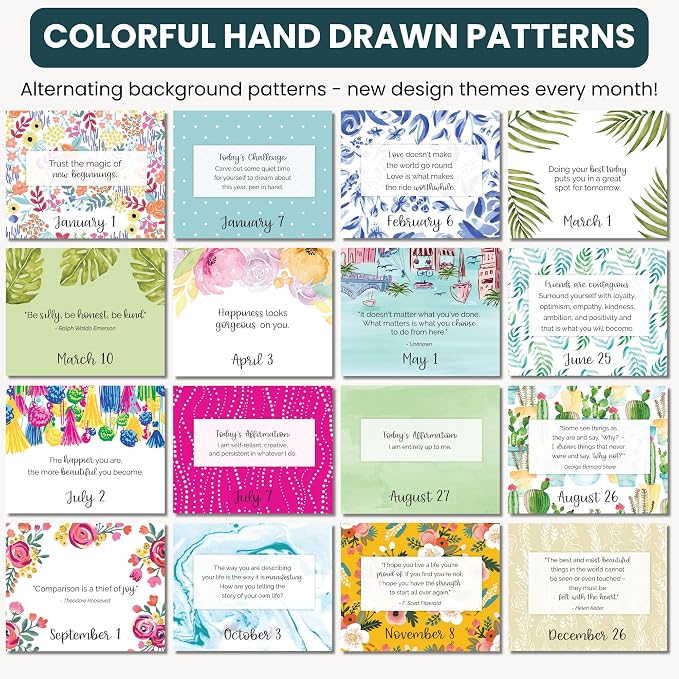 bloom daily planners Undated Perpetual Desk Easel/Inspirational Standing Flip - Image 4
