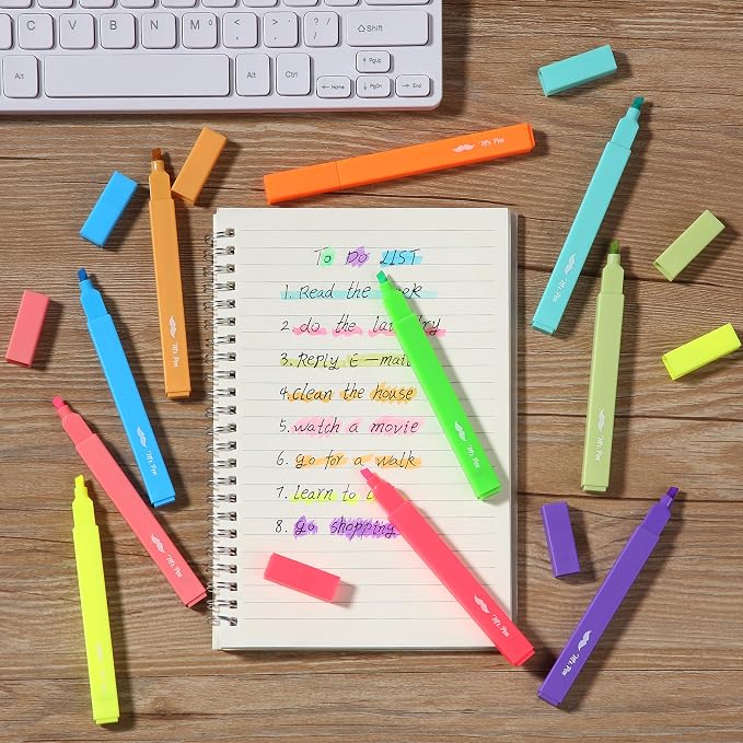 Mr. Pen- Aesthetic Highlighters No Bleed, 10 Pack, Cute Highlighters Assorted - Image 7
